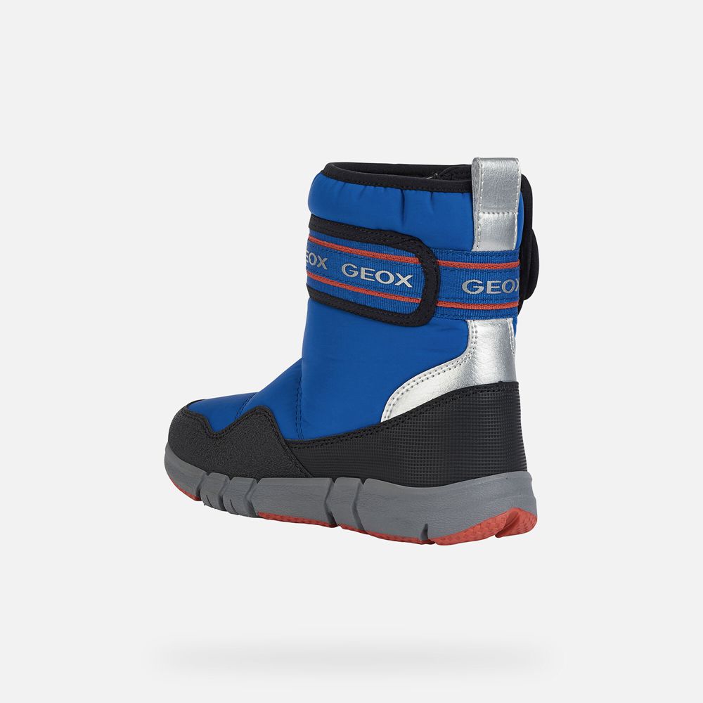 Bottes Geox Flexyper Abx - Bleu - Garcon 281306-KLA